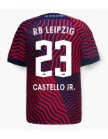 RB Leipzig Castello Lukeba #23 Vieraspaita 2023-24 Lyhythihainen